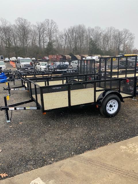 2023 Premier Trailers Inc. LT 6.4' x 10' 3K Utility Trailer w/ 24" Mesh Sides
