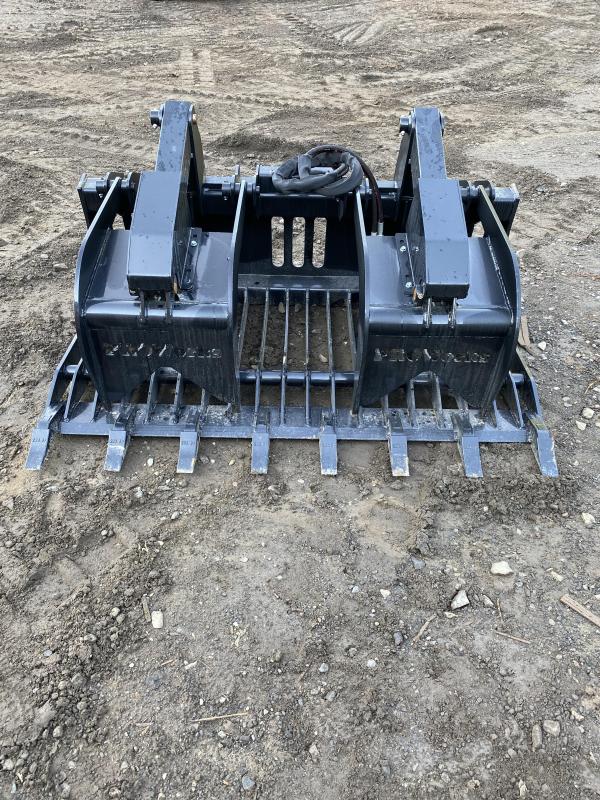 66 Proworks HD Rock Bucket Grapple with Teeth HDRKGT84 Grapples Skid