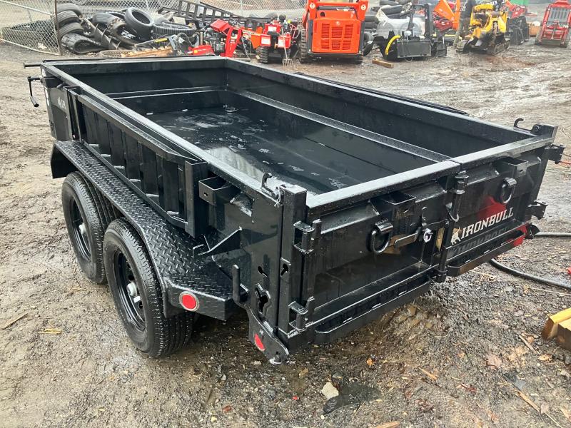 2023 Iron Bull 5X10 2ft 10k 5 Ton 7 Gauge Ramps Dump Trailer Trailers