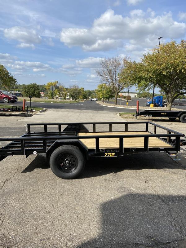 2022 Doolittle 77x12 Single Axle Utility Trailer W/Open Sides D and S
