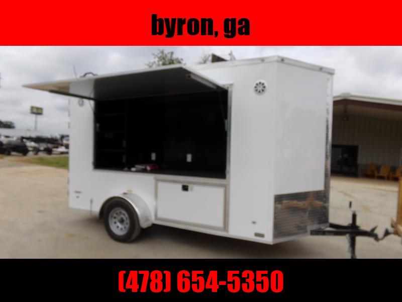 Trailers 6x12 7'3" tailgate party trailer Mobile Space Trailers
