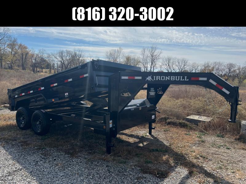 2022 IRON BULL 83X14 GOOSENECK DUMP TRAILER Trailer Town Sales Holt MO Trailers Parts and