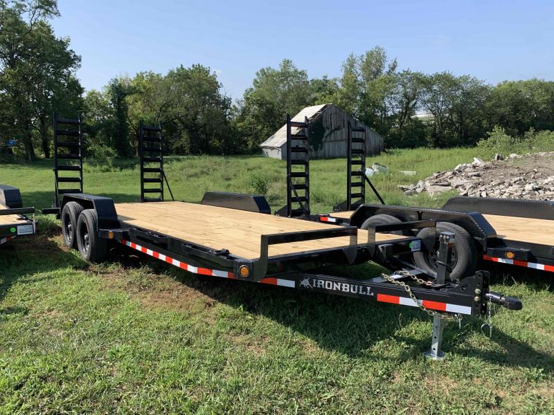 2022 IRON BULL 83X20 EQUIPMENT TRAILER W/ 52K AXLES Trailer Town Sales Holt MO Trailers