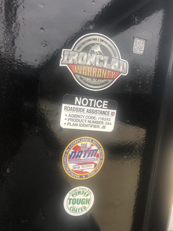 2022 IRON BULL 102 X 40 GOOSENECK TRIPLE AXLE EQUIPMENT TRAILER W