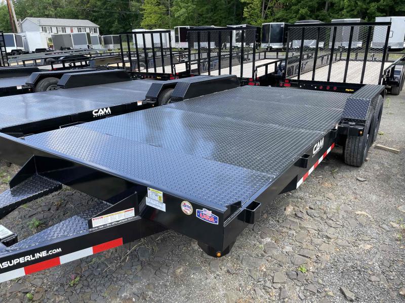 2022 Cam Superline 5 Ton Car Hauler Trailer 18FT Full Steel Deck With