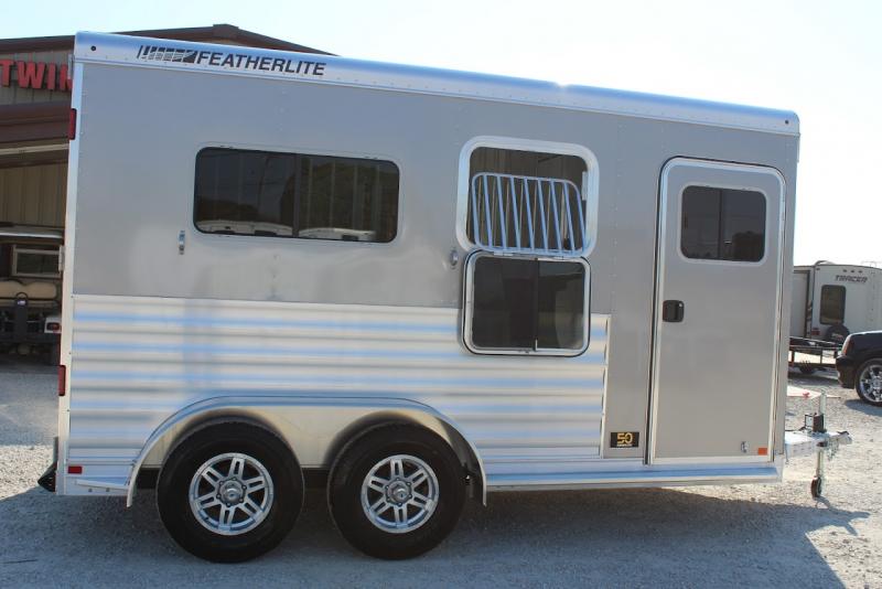 2023 Featherlite 2 horse straight load bumper pull Two Horse Trailers