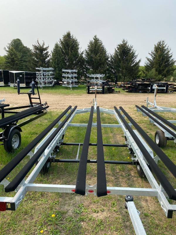 2023 Genesis Trailers 24 TRITOON Boat Trailer Living Quarter