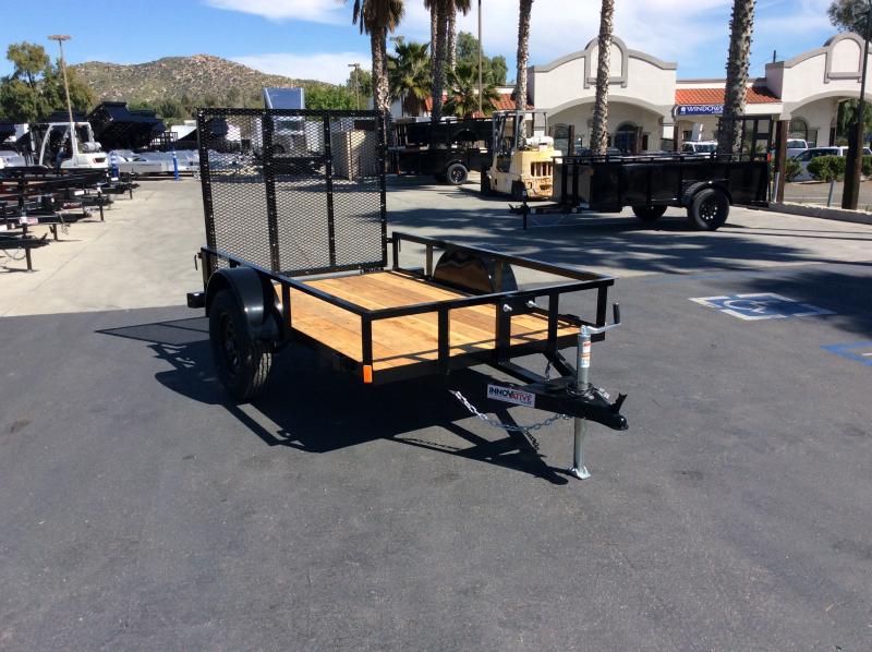 2023 Innovative Trailer Mfg. Economy Wood Single Utility 60" x 8' Utility Trailer Norco