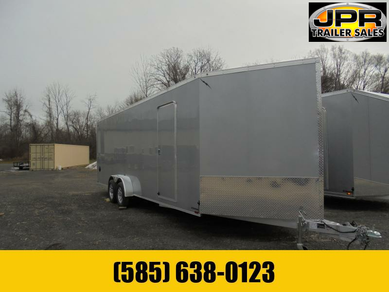 2024 Lightning Trailers 7X24+5' Nose Snowmobile Trailer JPR Trailers Car haulers, snowmobile