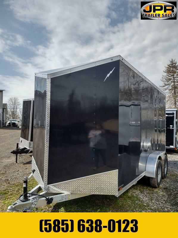 2024 Lightning 7x14 Enclosed Cargo Trailer w/ Ramp Door & Extra 12