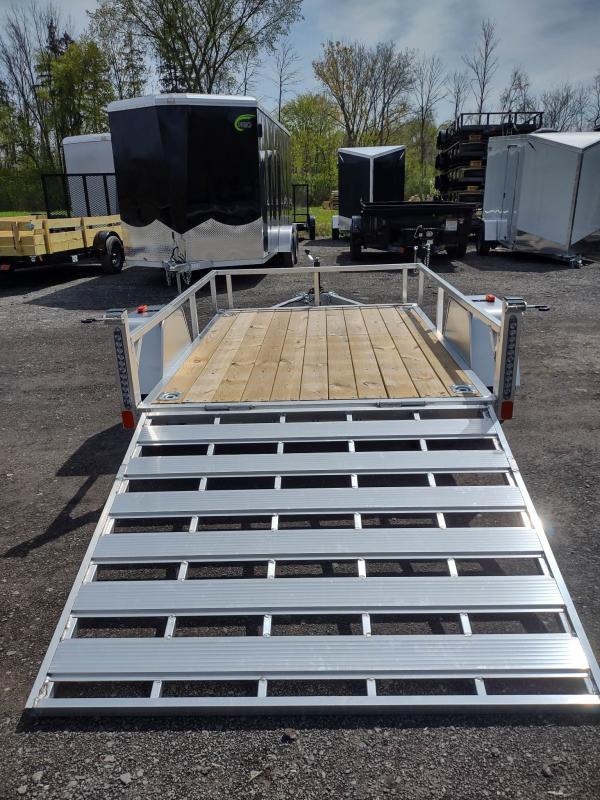 2023 Rance Aluminum 5.5X8 Aluminum Wood Deck Utility Trailer JPR