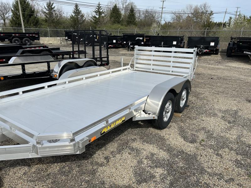 2024 Aluma 7814TA 6 FT 6 IN X 14 FT TANDEM AXLE WITH BIFOLD GATE
