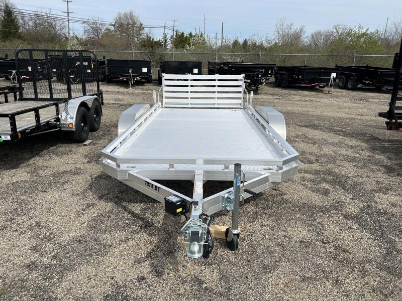 2024 Aluma 7814TA 6 FT 6 IN X 14 FT TANDEM AXLE WITH BIFOLD GATE