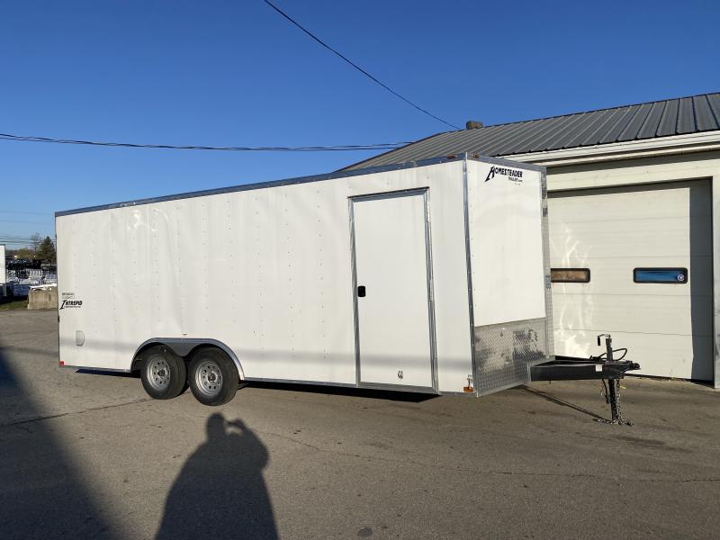 2020 Homesteader Trailers USED 20 FT ENCLOSED CAR HAULER WITH RAMP DOOR