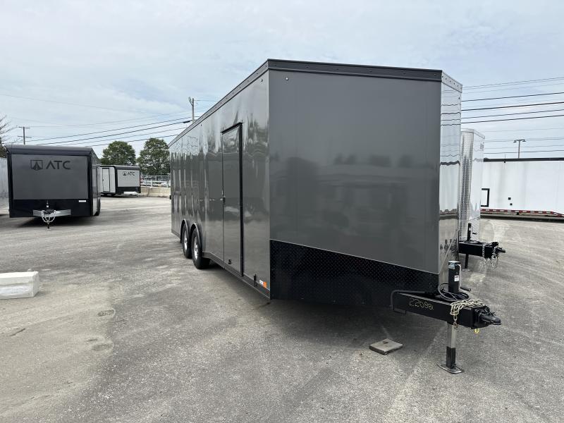 2024 United Trailers 24 FT VNOSE ENCLOSED CAR HAULER 10K GVWR WITH