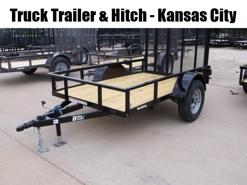 5 x 8 Utility Trailer 4' Ramp Truck Trailer and Hitch Trailers in