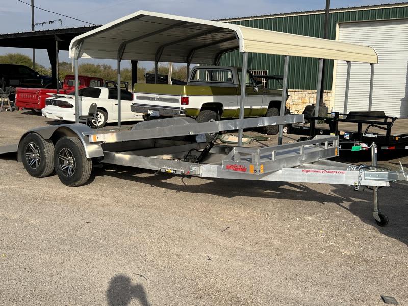 2023 Mission 22ft Aluminum Tilt Car Hauler Brush Country Trailers