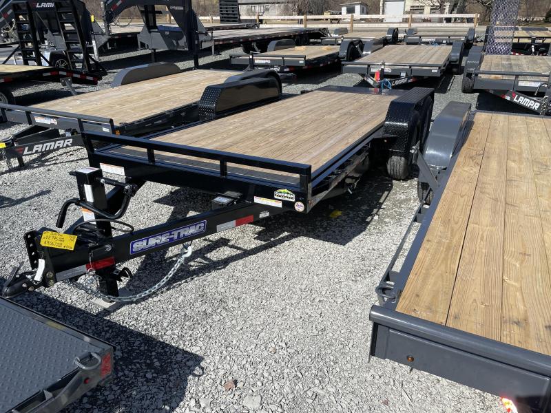 2022 SURETRAC 7x18 14k Tilt Bed Equipment Trailer Rub Rail with