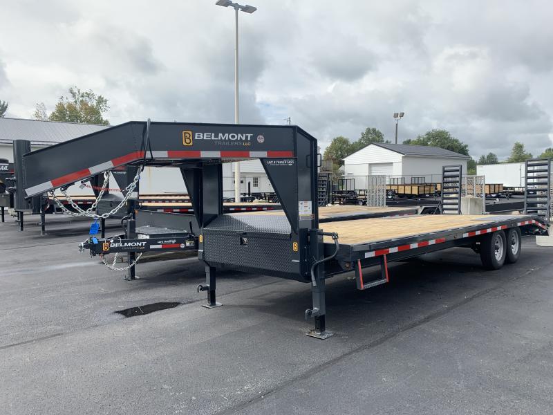 2022 Belmont 20'+4' Gooseneck Deckover Trailer Lazy B Trailer Sales New & Used Trailers