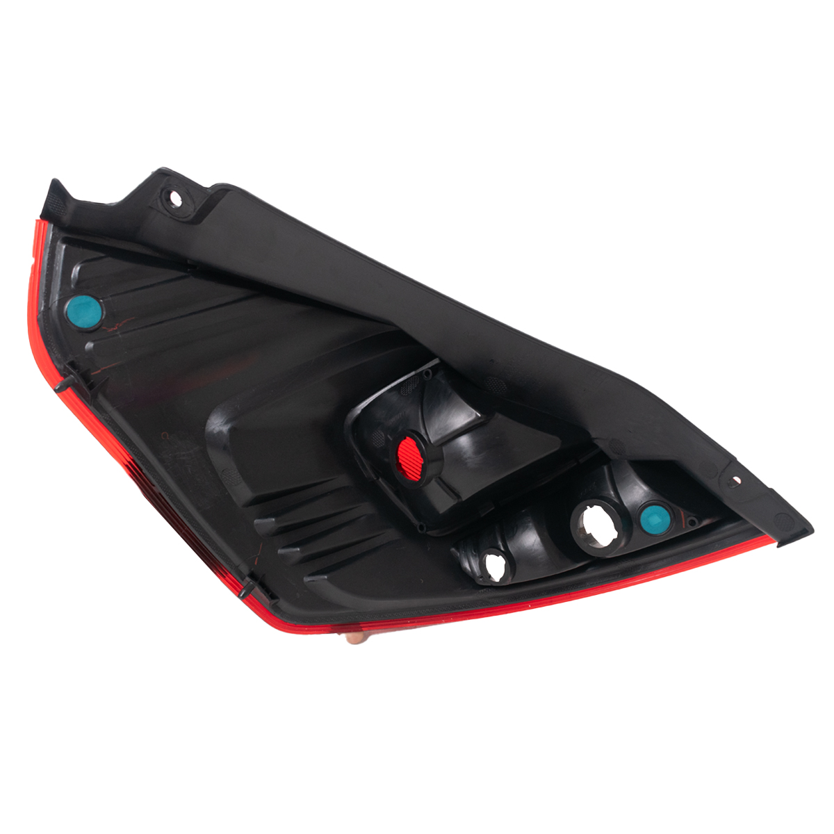 Faro trasero derecho para Ford Fiesta Kinetic 2014 en Adelante Mexico 5 Ptas con Vira cromada