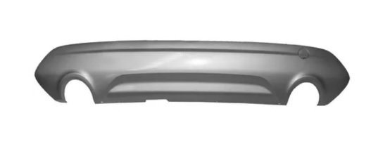 Spoiler para Ford Kuga 2013 / 2019 trasero inferior