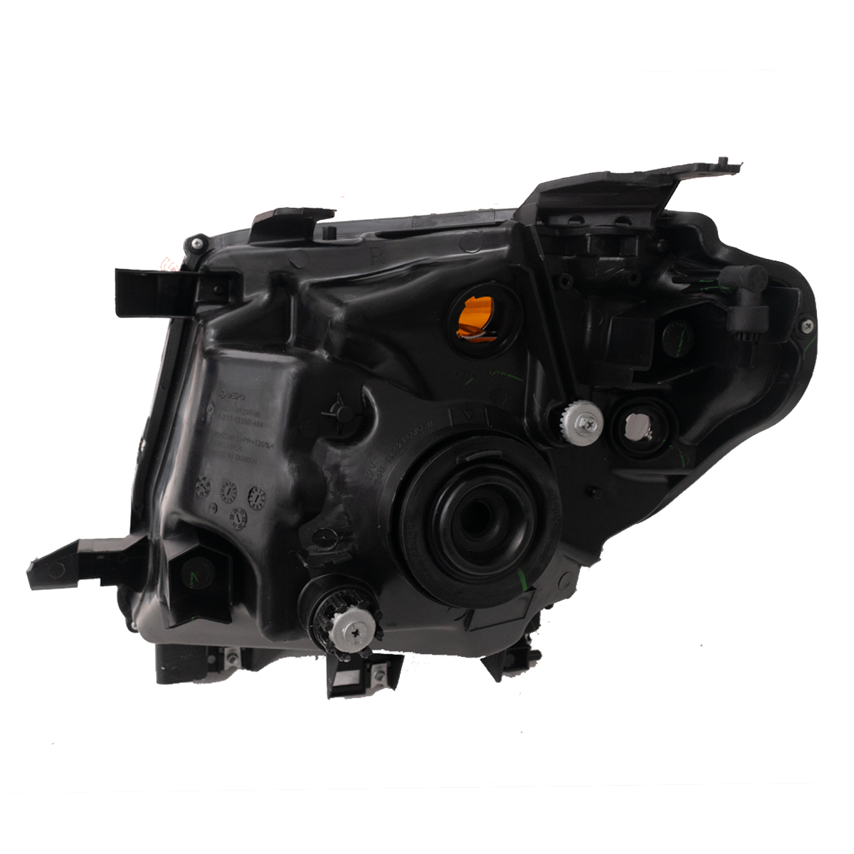 Óptica para Ford Ranger 2013 / 2016 derecha Fondo cromado Eléctrica sin M