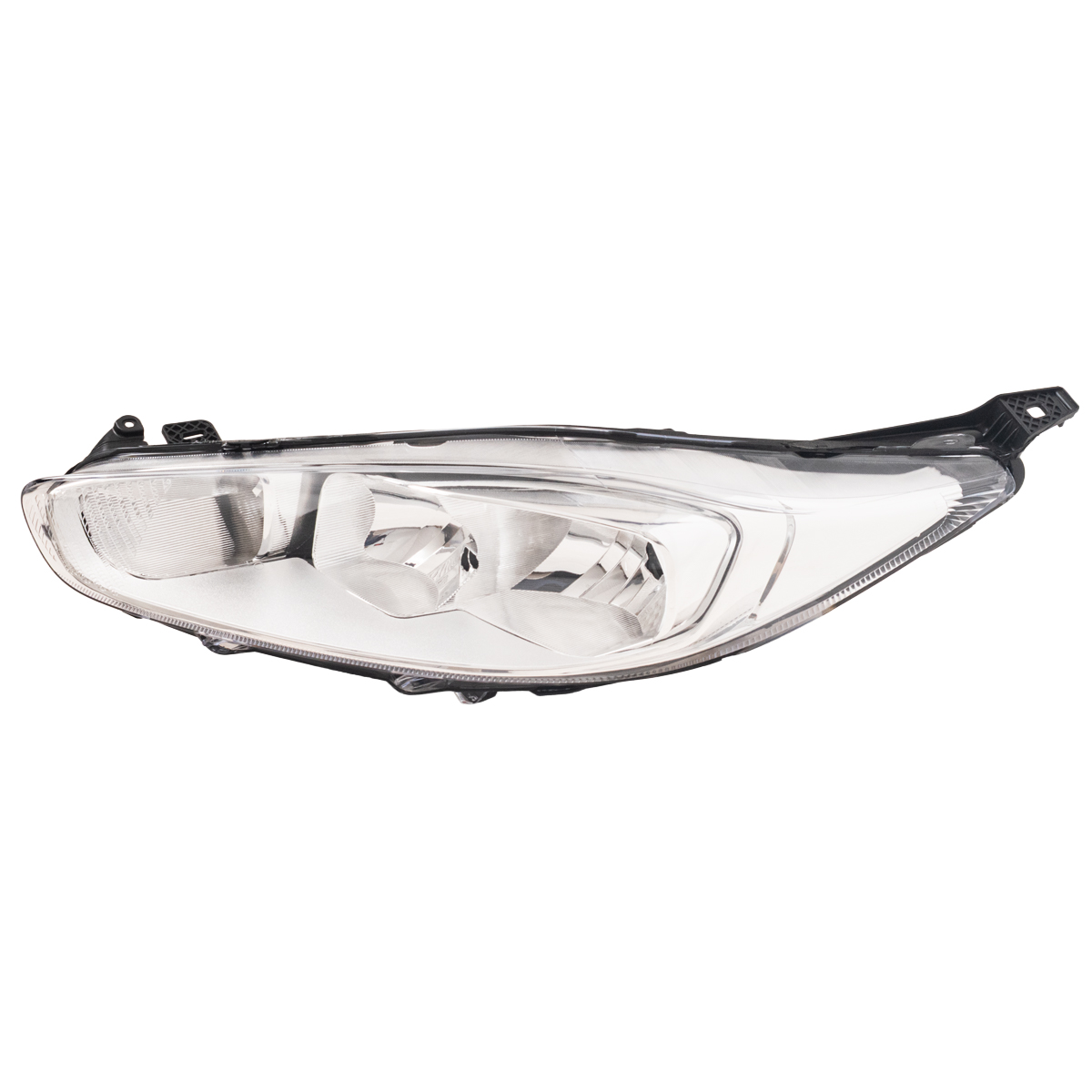 Óptica para Ford Fiesta Kinetic Desde 2014 izquierda Brasil Fondo cromado