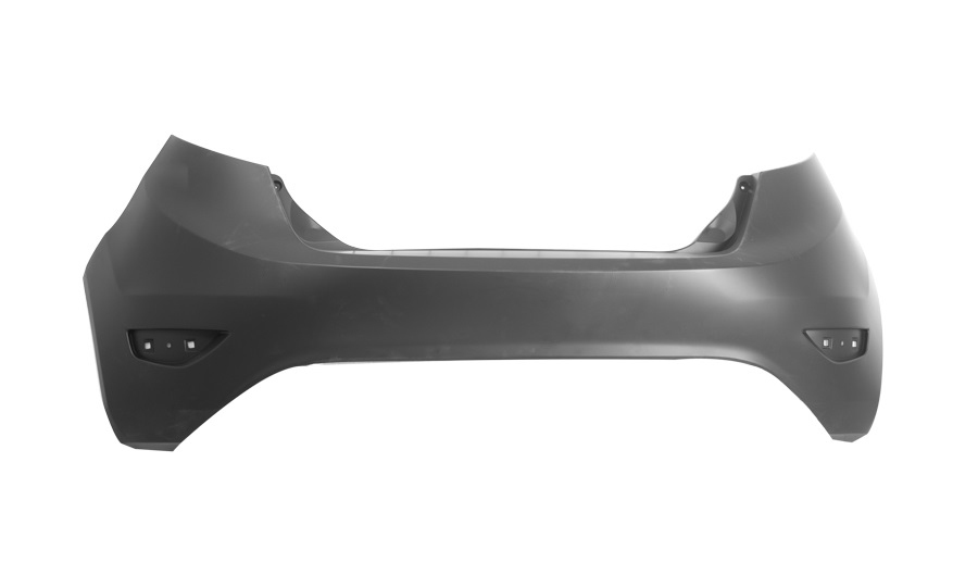 Paragolpe para Ford Fiesta Kinetic 2010 / 2013 5 Puertas trasero Mexico