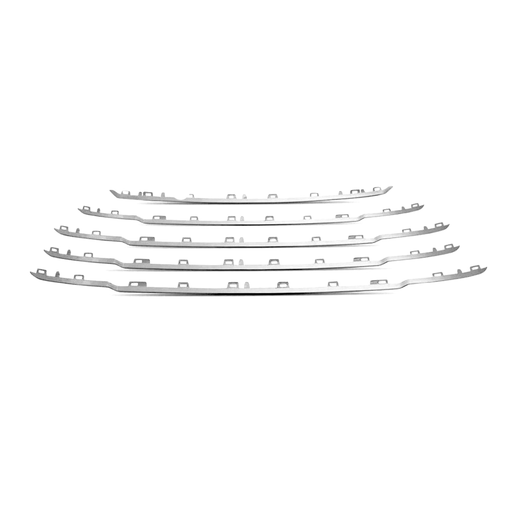 Grilla para Ford Fiesta Kinetic Desde 2014 Mold. Rejillas cromado Juego