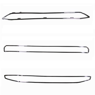 Moldura exterior para Ford Ecosport Kinetic 2013 / 2017 Set de Molduras cromado