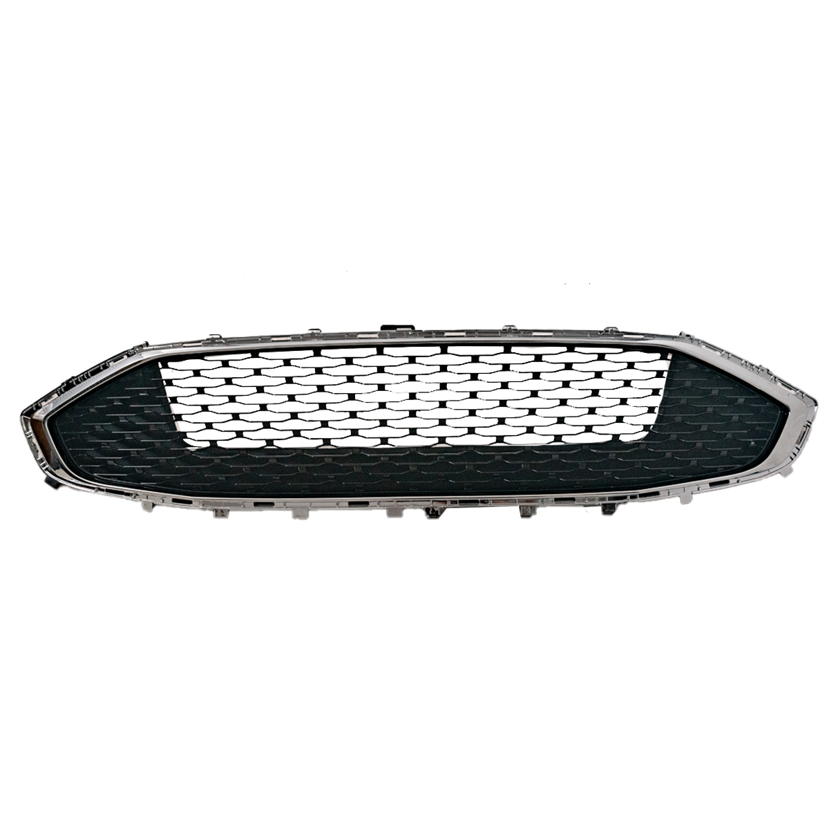 Grilla Central de Paragolpe para Ford Mondeo Desde 2019 Titanium negro con Vira Crom