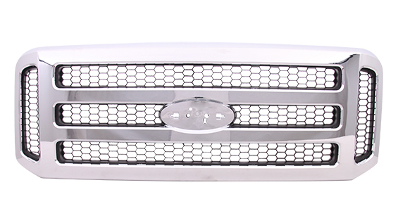 Parrilla para Ford F-100 Desde 2006 Super Duty / Ford 4000 Super Duty cromada