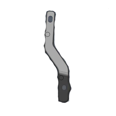 Soporte de Paragolpe para Ford Ecosport 2008 / 2012 delantero Largo derecho