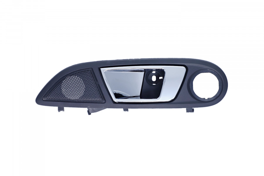 Manija interior para Ford Fiesta Kinetic 2011 / 2019 Ecosport 2013 / 2017 delantera Completa cromada izquierda