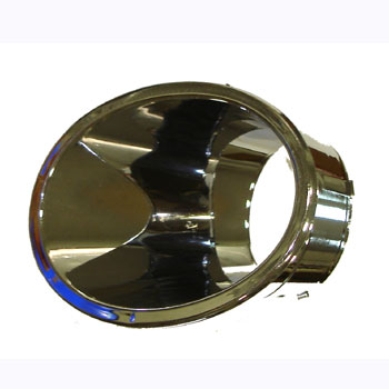 Aro de faro para derecho para Fiat Palio 2008 en Adelante Auxiliar cromado