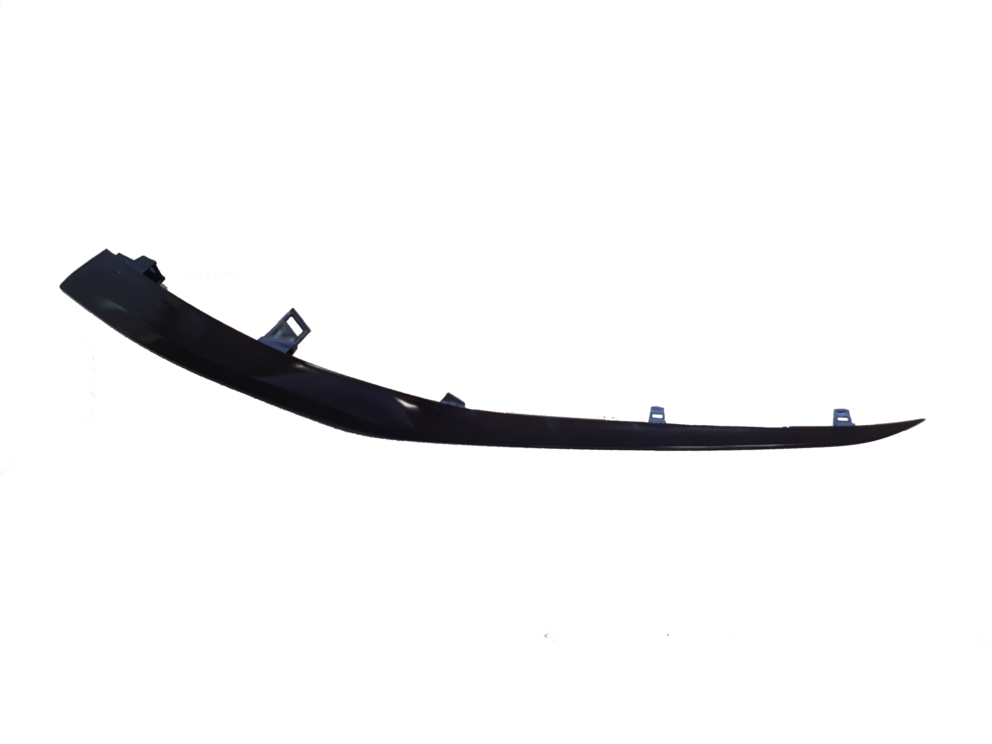 Moldura exterior para Fiat Frente-Cola Cronos 2018 / 2021 inferior Lateral izquierda negra Brillante