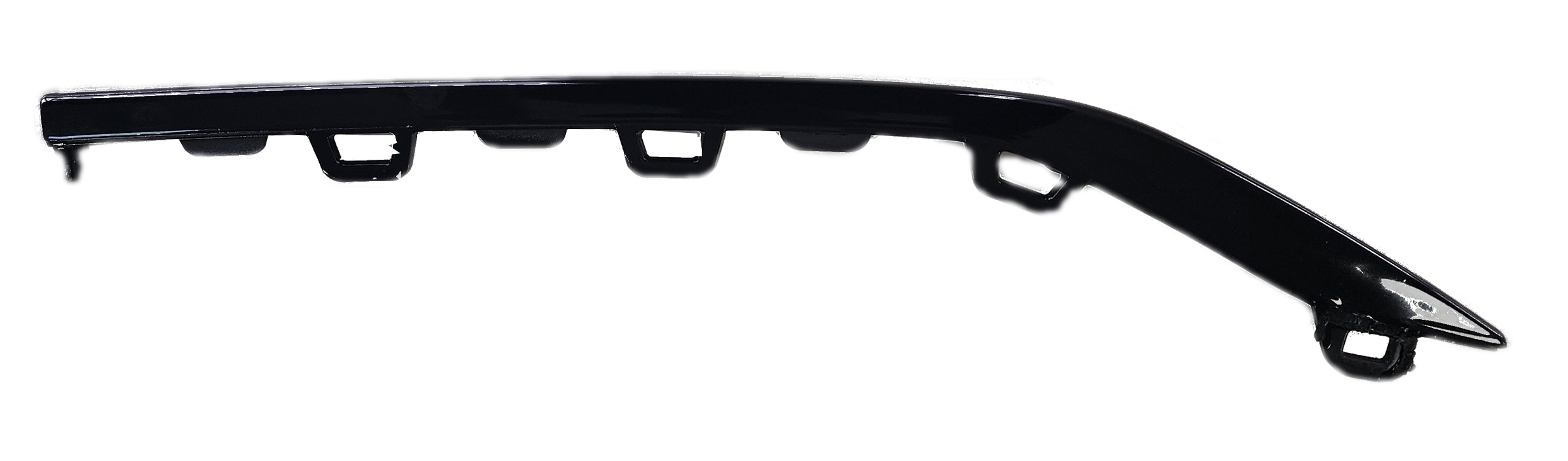 Moldura exterior para Fiat Frente-Cola Cronos Desde 2022 superior Parrilla negro derecho