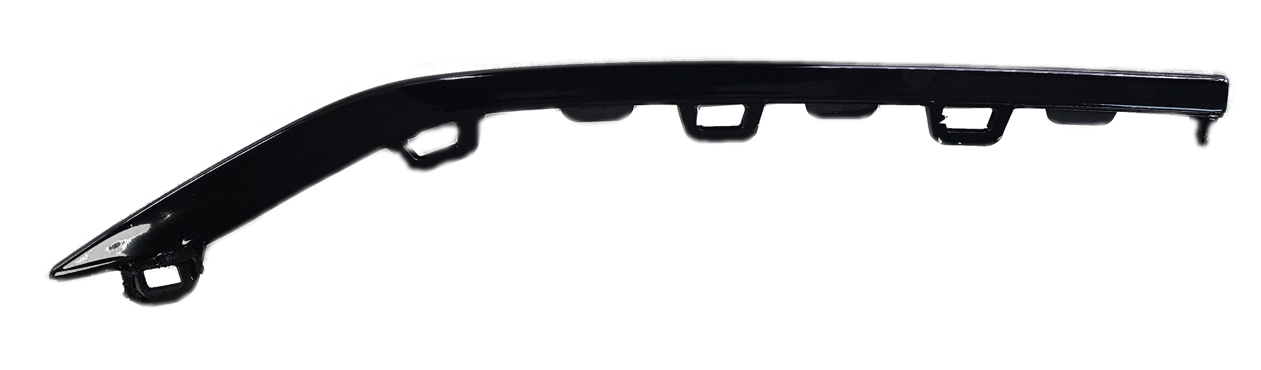 Moldura exterior para Fiat Frente-Cola Cronos Desde 2022 superior Parrilla negro izquierdo