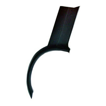 Moldura Lateral Autoadhesiva para Fiat Spazio 1992 Guardabarro trasero negro derecho