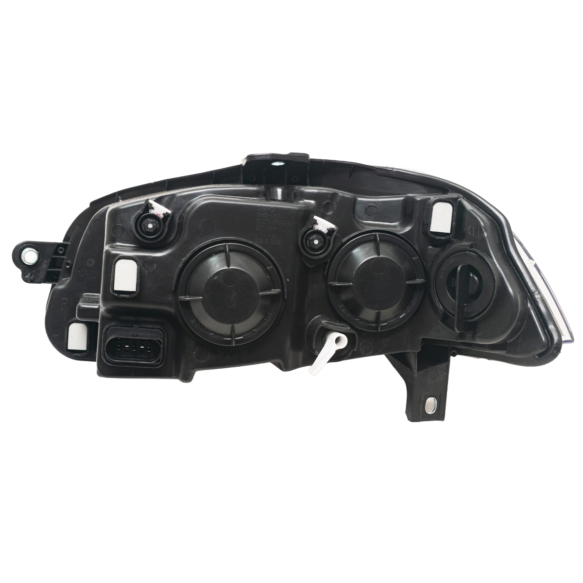 Óptica para Fiat Siena / Palio Adventure Desde 2008 derecha F / Crom Aro negro