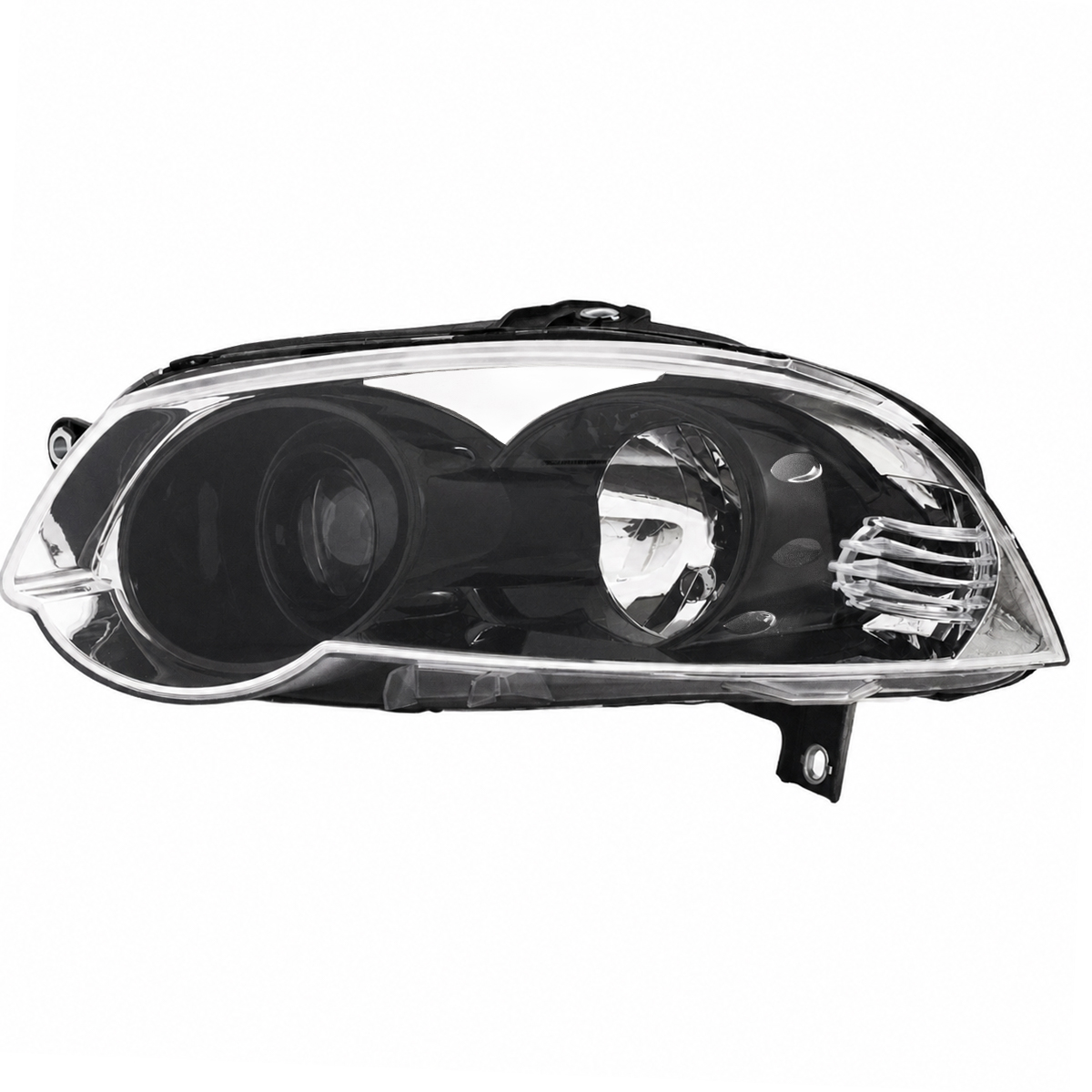 Óptica para Fiat Siena / Palio Adventure Desde 2008 izquierda F / Crom Aro negro