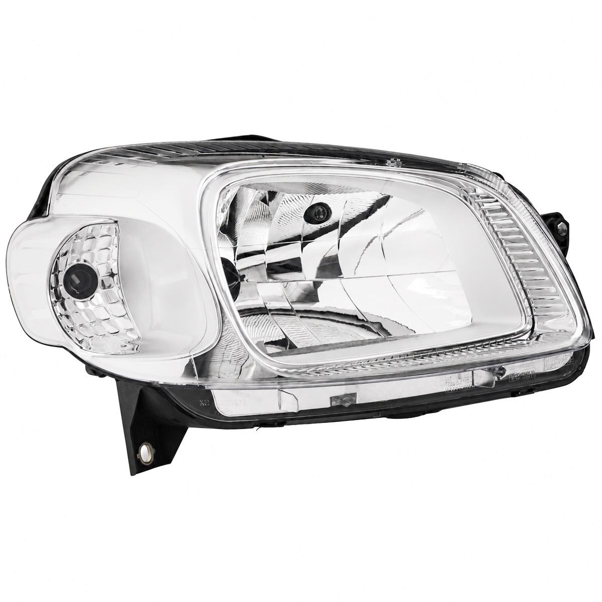 Óptica para Fiat Uno Fase Ii Desde 2010 Fiorino 2014 / 2018 F / cromado derecha