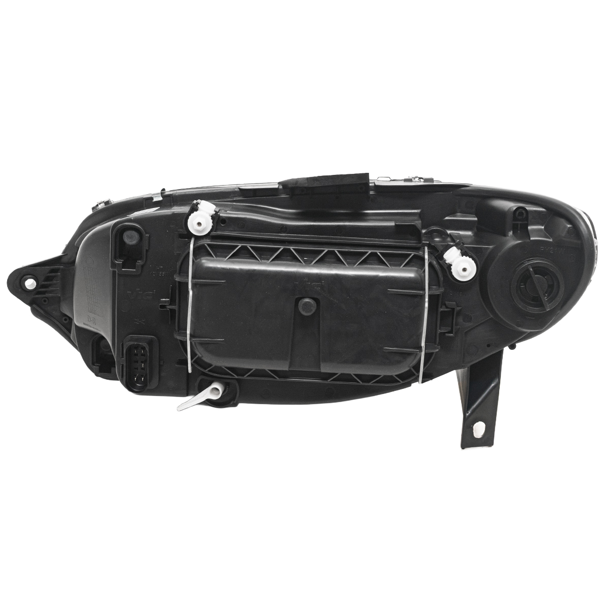 Óptica para Fiat Palio / Siena 1.8 Desde 2004 derecha Fondo negro Aro Crom 889Cr