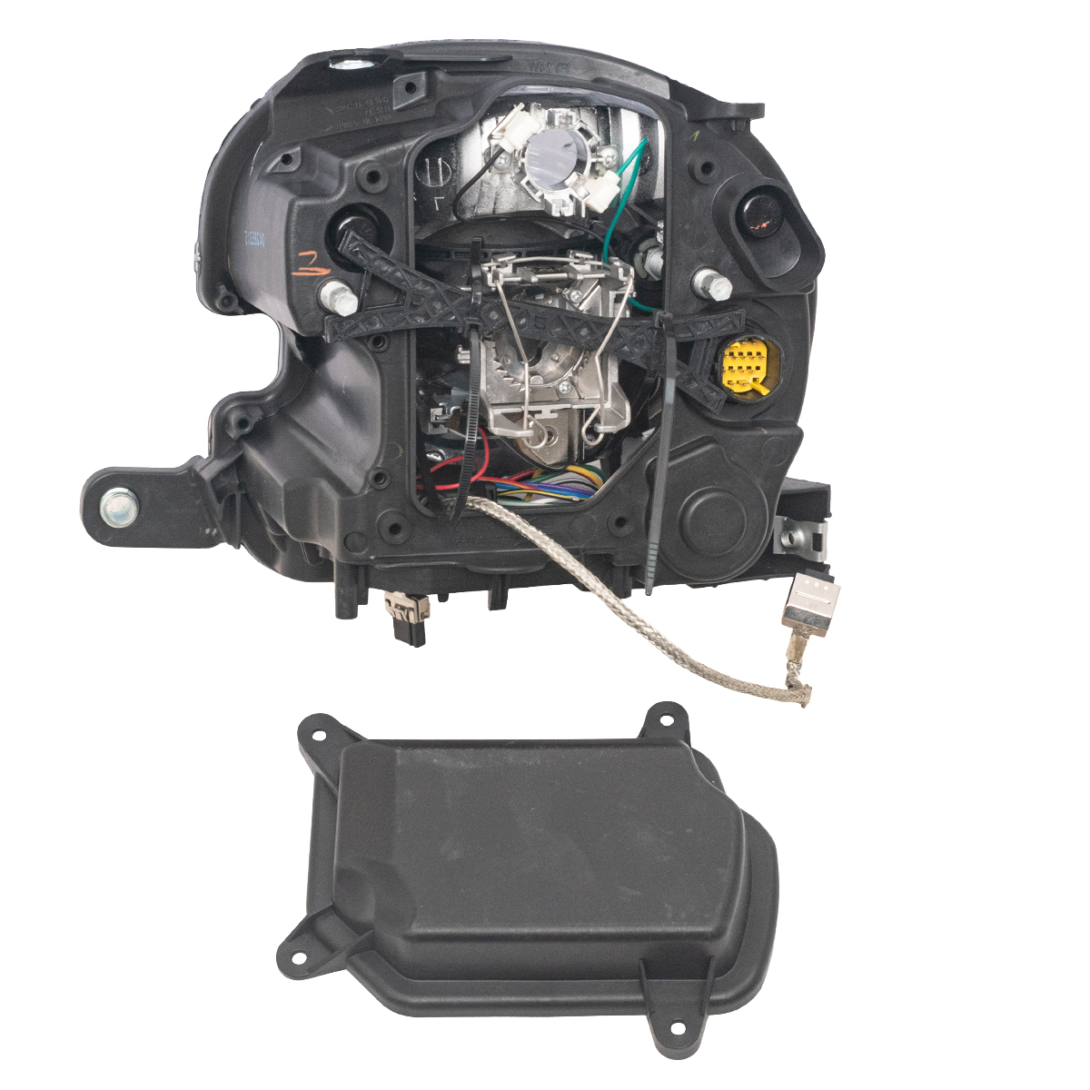 Óptica para Fiat 500 Abarth Desde 2013 derecha Baja Superoir con Lupa