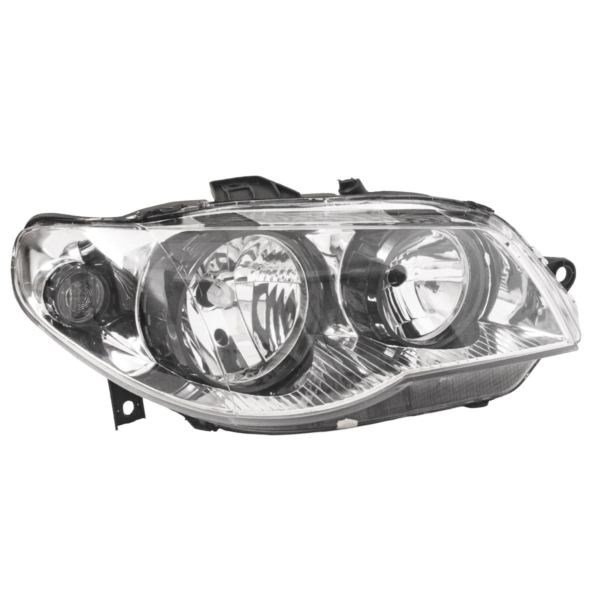 Óptica para Fiat Palio / Siena 1.8 Desde 2004 derecha F / Crom Aro negro