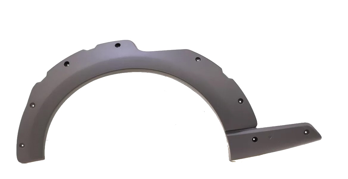 Moldura exterior para Fiat Pasarrueda Strada Working 2008 / 2013 Guardabarro trasera derecha