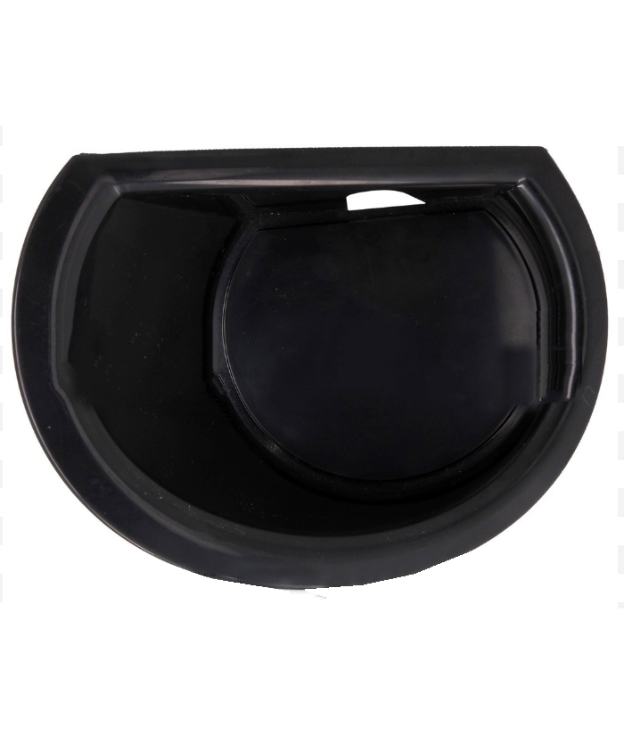 Aro de faro para izquierdo para Chevrolet S10 2017 A 2020 Ciego negro