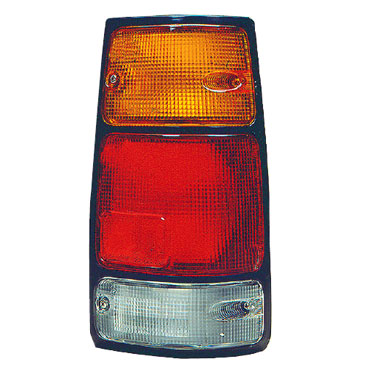 Faro trasero derecho para Chevrolet Pick Up Chev Luv 1989 A 1996 B / negro