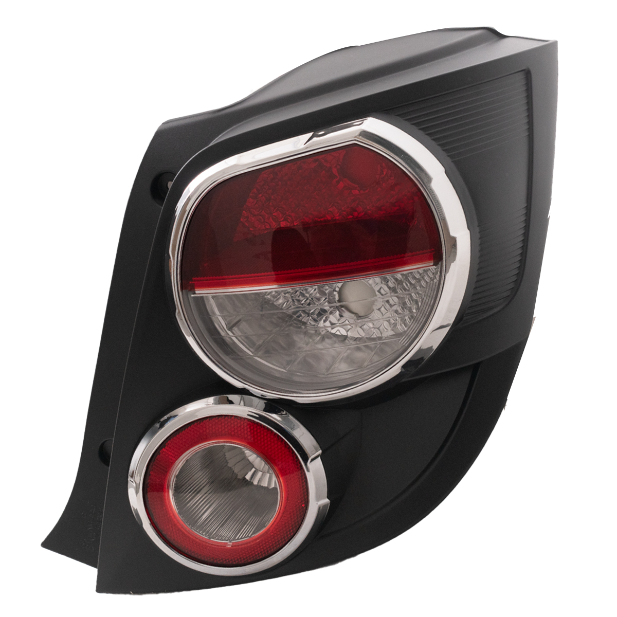 Faro trasero derecho para Chevrolet Sonic 2012 en Adelante 5 Ptas Ltz Aro cromado