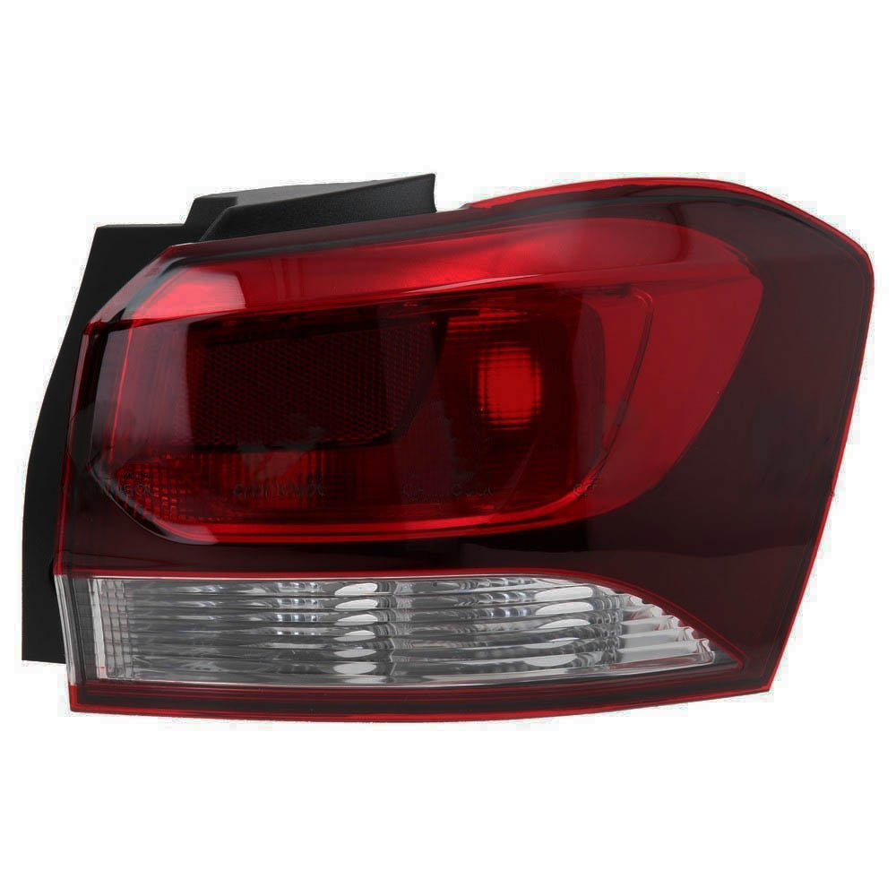 Faro trasero derecho para Chevrolet Spin 2019 A 2023 exterior Retroceso Fume Borde Rojo
